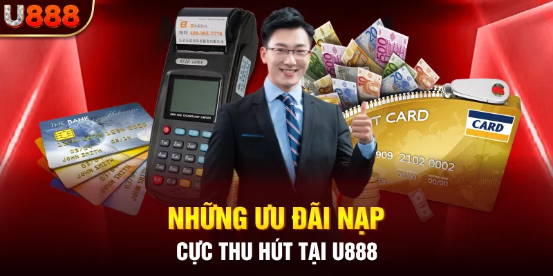 Những ưu đãi nạp cực thu hút tại U888